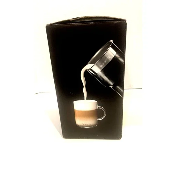 Nespresso Aeroccino XL Stainless Steel Electric Hot & Cold Milk Frother In Black